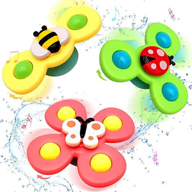 TwirlyTots | Diversión de juego infinita para los pequeños curiosos - Juguete spinner con ventosa